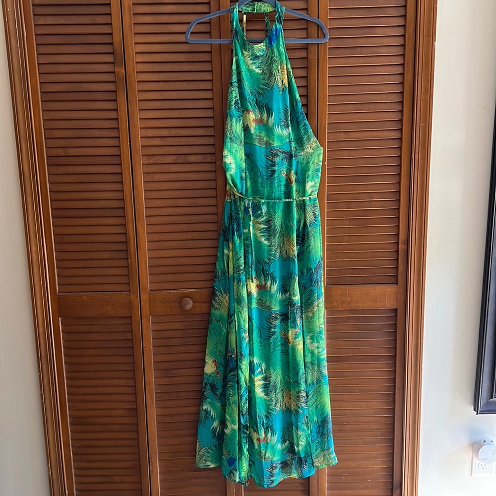 Lulus tropical maxi dress